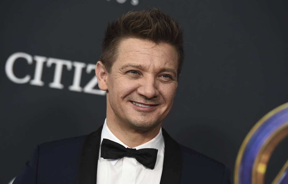 Jeremy Renner arrives at the premiere of "Avengers: Endgame" at the Los Angeles Convention Cent ...