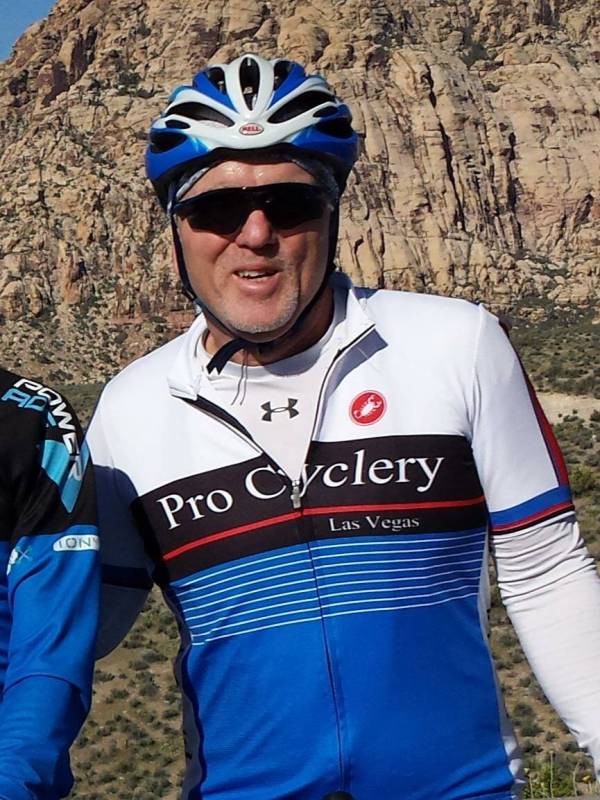 Paul Doyle, 61, stands during a break from one of his many bike outings. He is recovering from ...