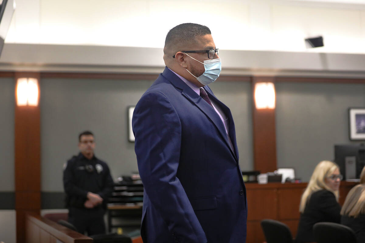 Santiago Vargas, accused of fatally beating a man at a downtown car show, at his preliminary he ...