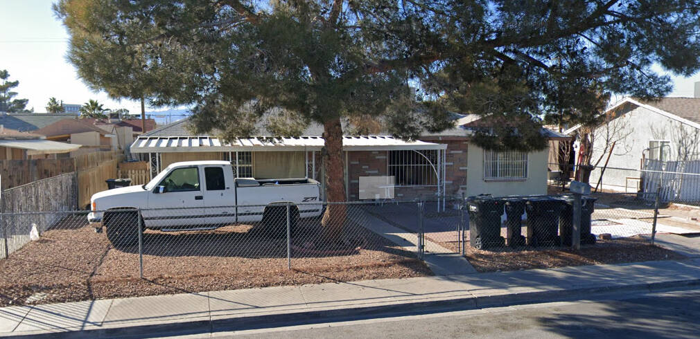 A house at 2319 Bassler St. in North Las Vegas is seen in this Google Maps image dated February ...