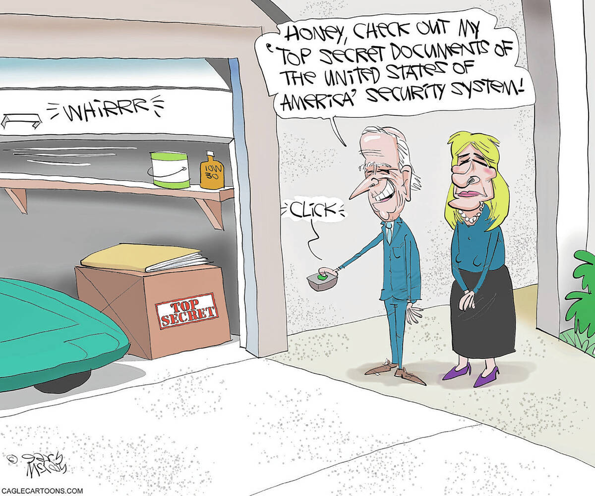 Biden's document security was fully 'vetted' | CARTOONS | Las Vegas  Review-Journal