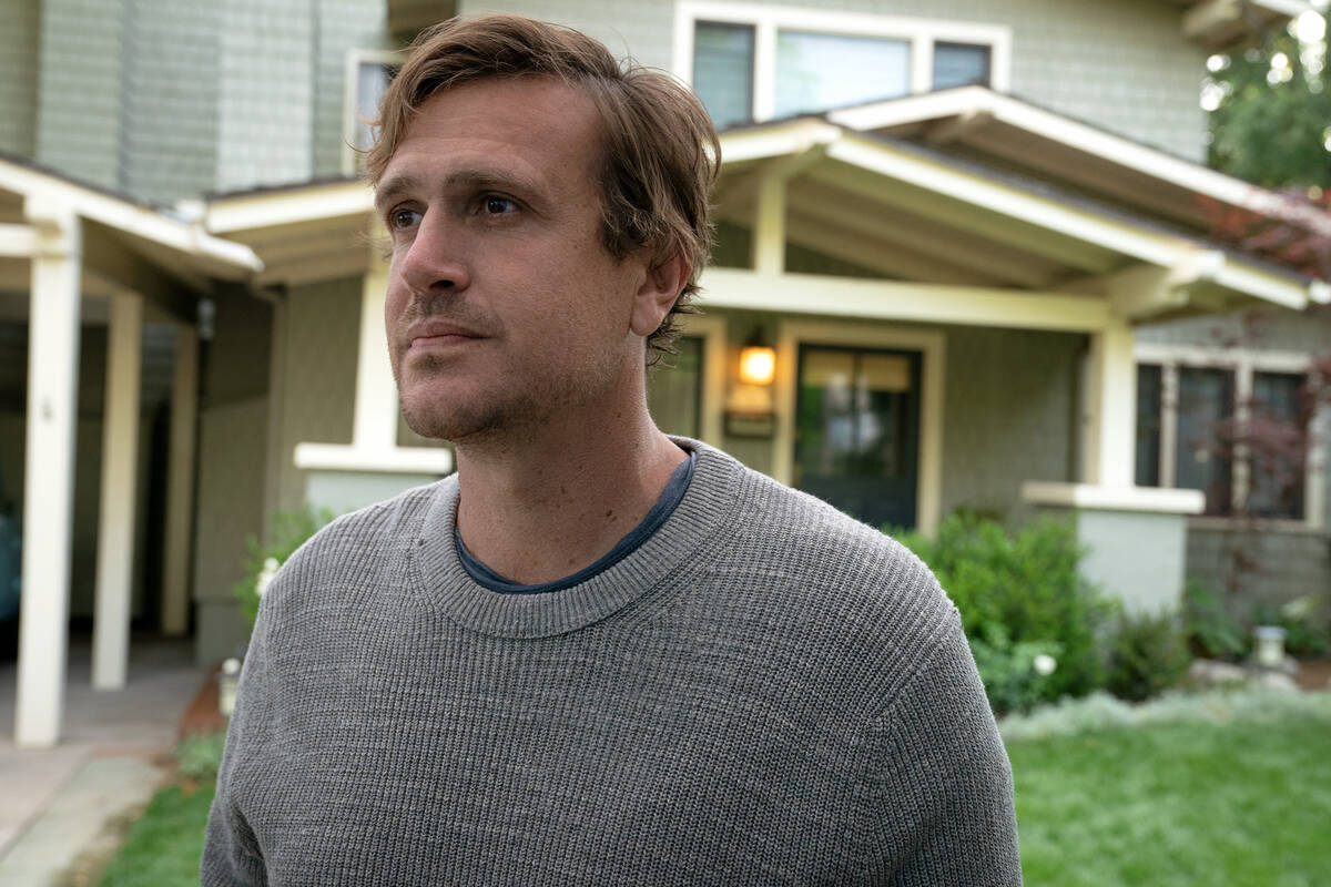 Jason Segel in "Shrinking," premiering January 27, 2023, on Apple TV+. (Beth Dubber/A ...