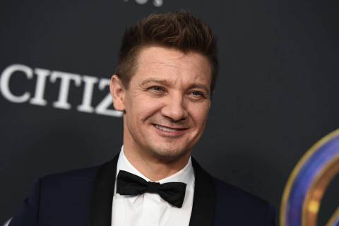 FILE - Jeremy Renner arrives at the premiere of "Avengers: Endgame," at the Los Angel ...