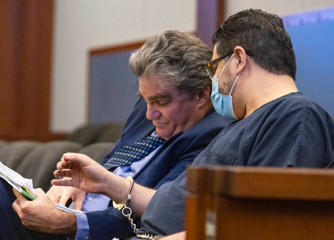 Bramwell Retana, a pastor who has pleaded guilty to child sexual assault charges, talks to Jord ...