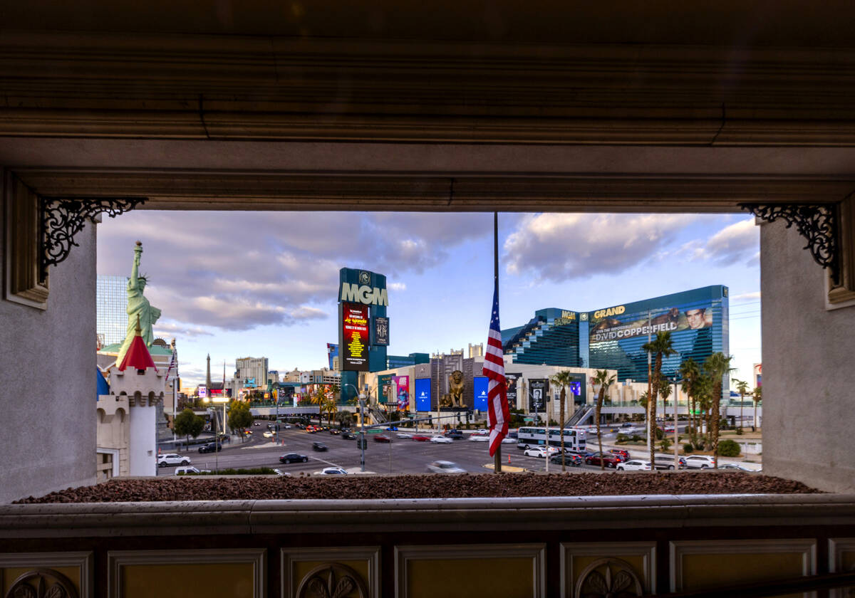The Las Vegas Strip as a newly released lawsuit claims MGM, Caesars, Treasure Island and Wynn c ...
