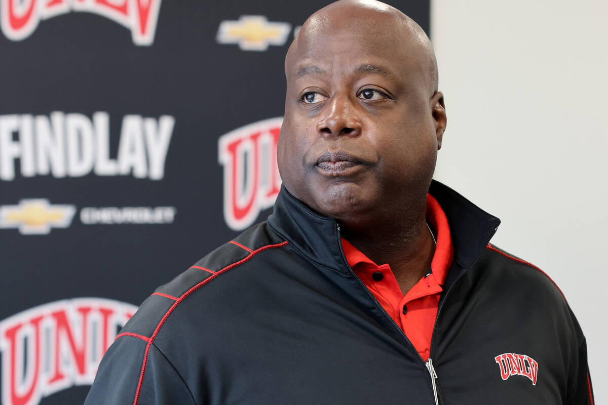 UNLV athletic director Erick Harper discusses the dismissal of football coach Marcus Arroyo on ...