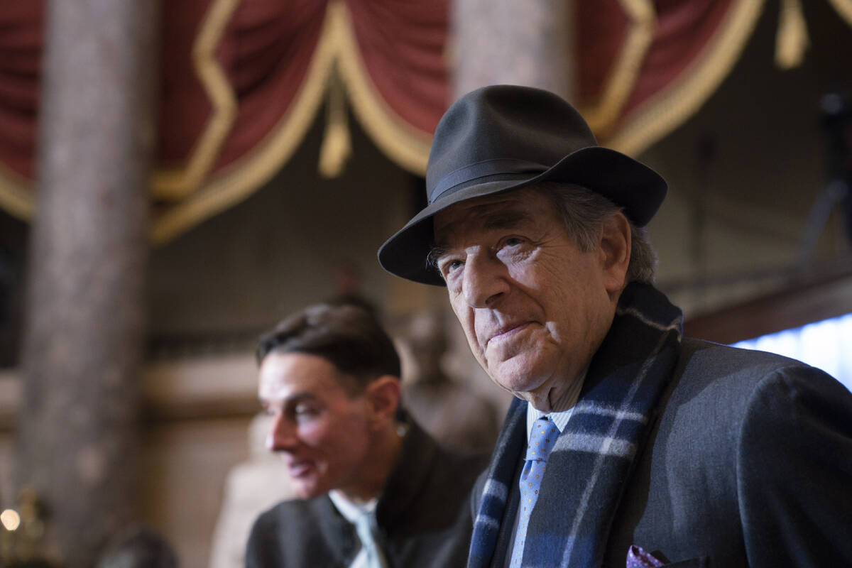 FILE - Paul Pelosi attends a portrait unveiling ceremony for his wife, Speaker of the House Nan ...