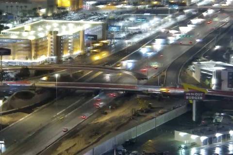 Interstate 15 reopened Monday morning after being shut down between Flamingo and Russell roads ...