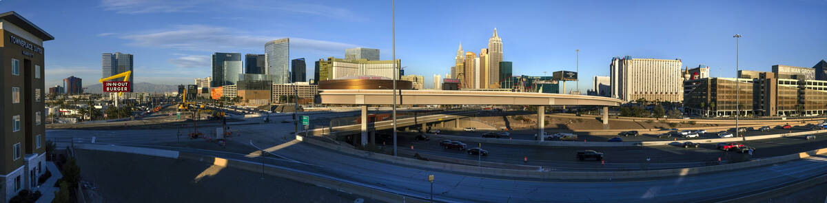 Tropicana and I-15 construction site to be closed to traffic near south Strip forcing traffic t ...