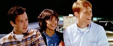 Richard Dreyfuss, left, Cindy Williams and Ron Howard star in George Lucas' coming-of-age comed ...