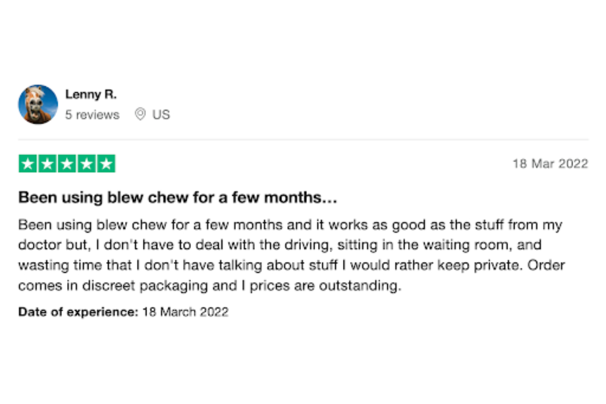 BlueChew Review [2023] Do Chewable ED Medications Work? Pros, Cons