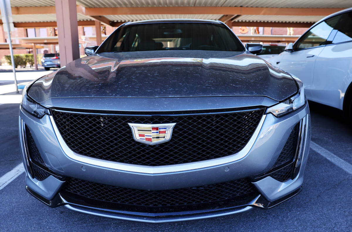 A 2022 Cadillac CT5 Sport owned by Drew Christensen, director of Clark County’s office of app ...