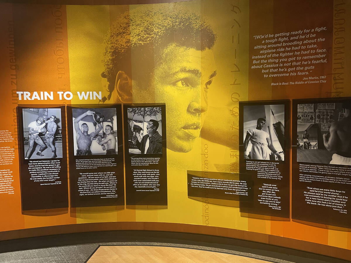 Ali was celebrated and criticized for his brash and beautiful style, but this display at the Al ...
