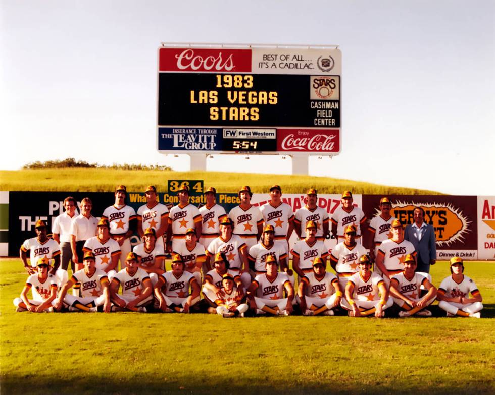 1983 Las Vegas Stars at Cashman FieldCashman Field, with its low fences and grassy berm for fan ...