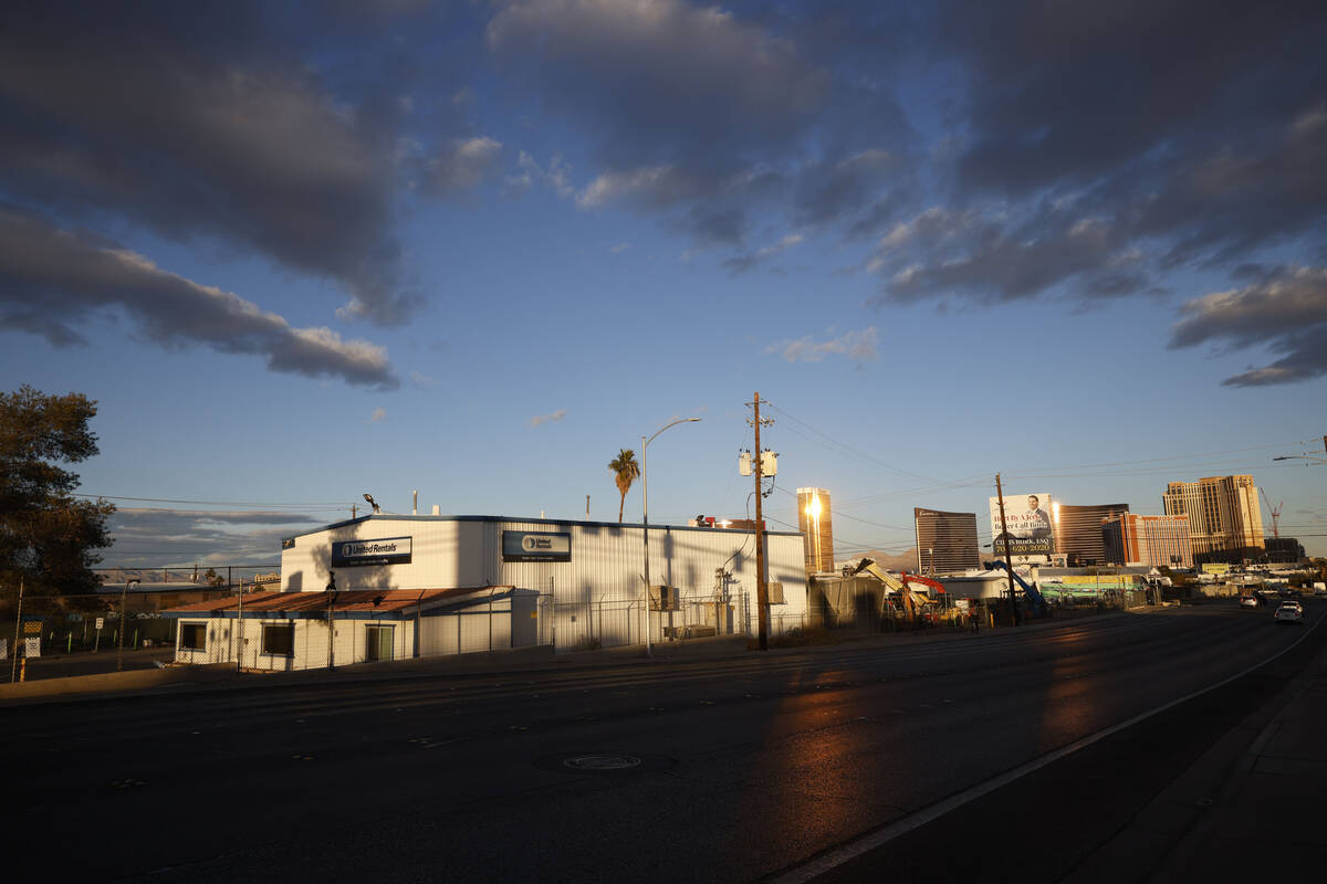 A building of United Rentals is seen on Wednesday, Jan. 25, 2023, in Las Vegas. (Chitose Suzuki ...