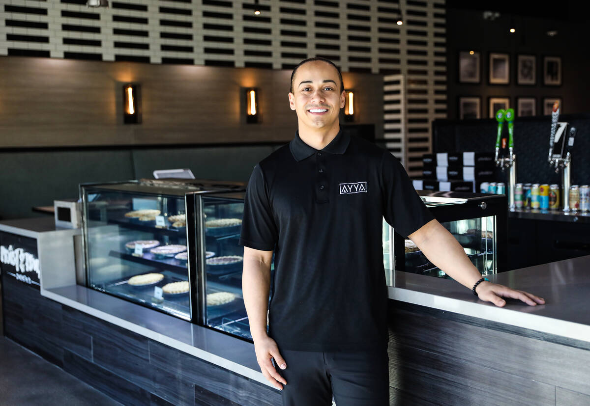 Owner Lowell Raven at Crust & Roux in Las Vegas, Wednesday, Feb. 1, 2023. (Rachel Aston/Las ...