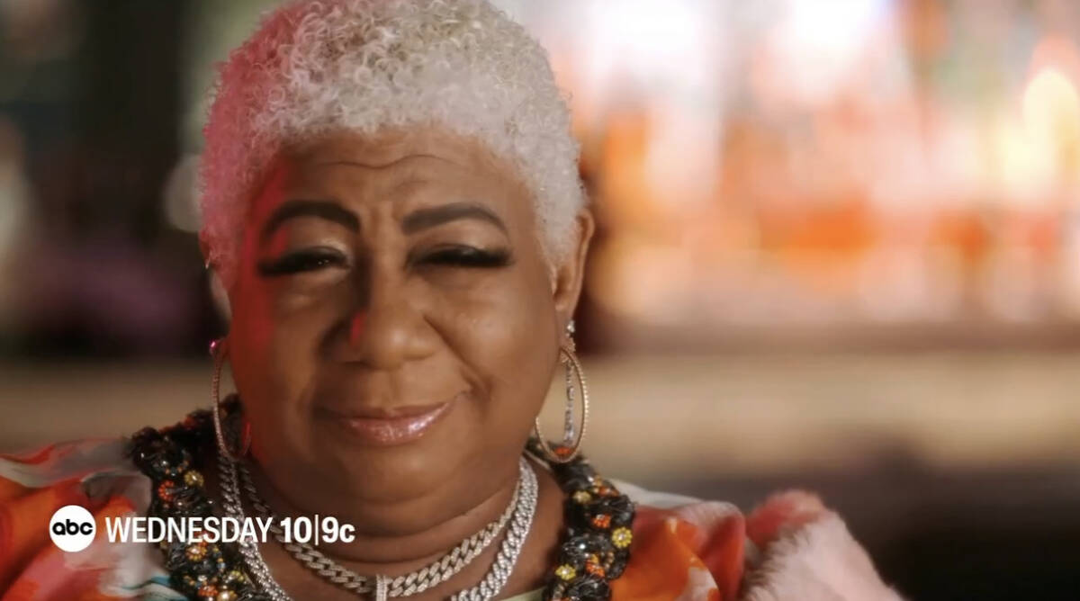 Jimmy Kimmel's Comedy Club headliner Luenell is shown in a screen grab from a scene in “Black ...