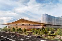 A rendering of Las Vegas Sands Corp.'s proposed multibillion-dollar casino resort project at Na ...