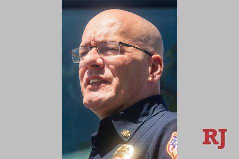 North Las Vegas Fire Chief Joseph Calhoun. (Elizabeth Page Brumley/Las Vegas Review-Journal)