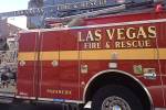 Firefighters extinguish blazes at neighboring homes in Downtown Las Vegas
