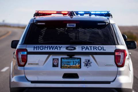 Nevada Highway Patrol (Chase Stevens/Las Vegas Review-Journal) @csstevensphoto