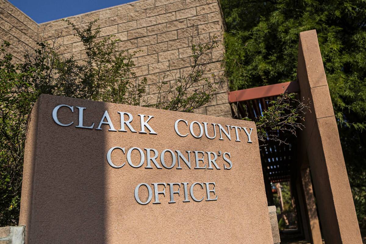 Clark County Coroner’s office (Benjamin Hager/Las Vegas Review-Journal) @benjaminhphoto