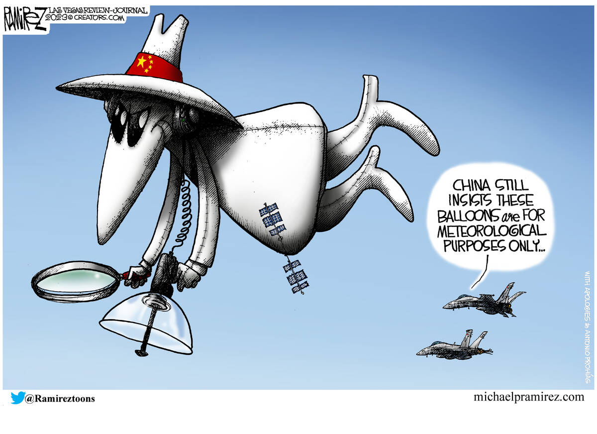 China's spying couldn't be more obvious | CARTOON | Las Vegas Review-Journal