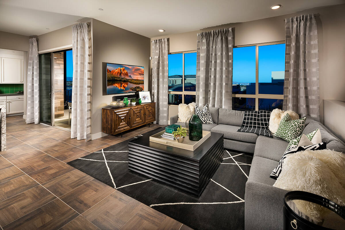 Summerlin offers an array of great room floor plans. (Shea Homes)
