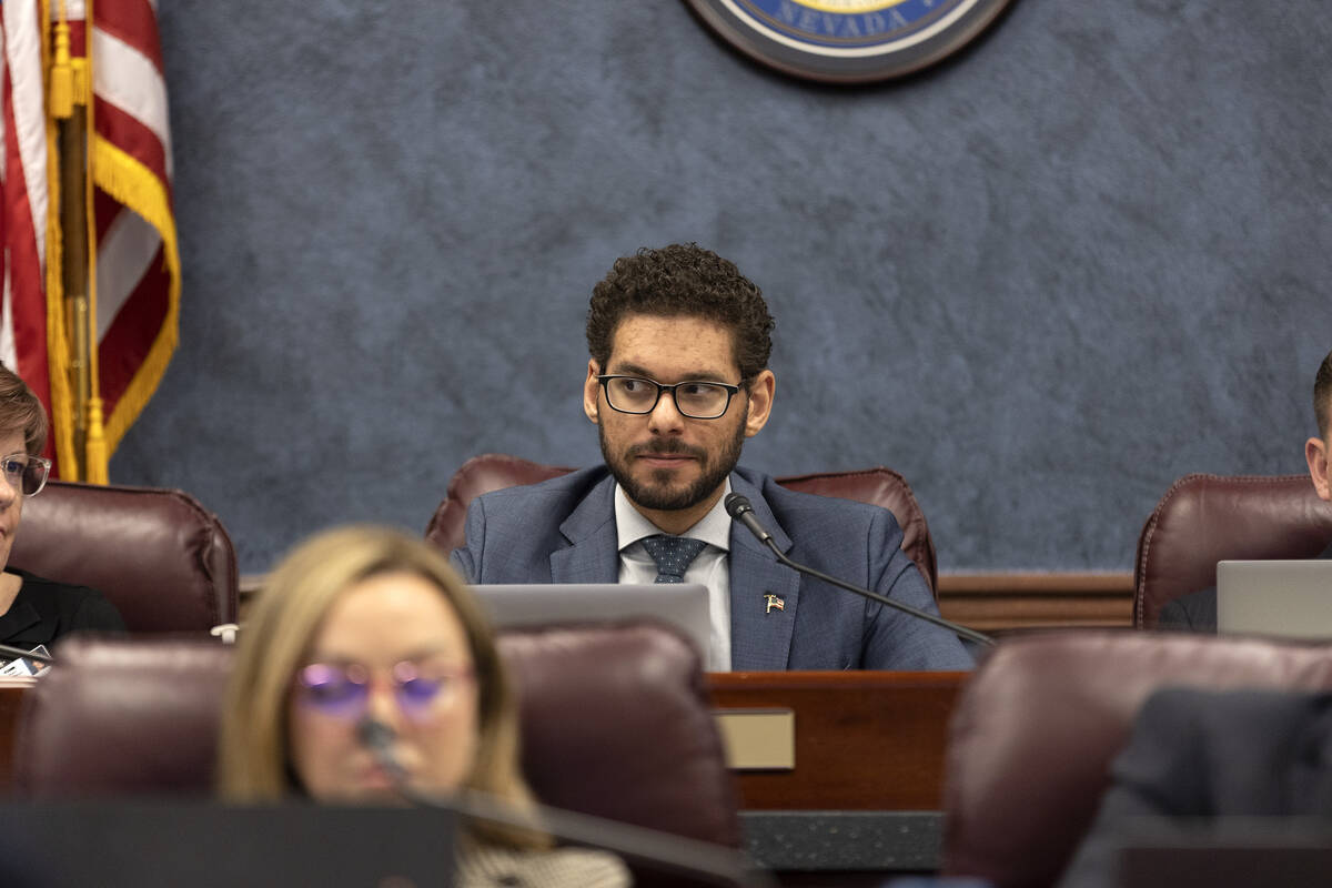 Assemblyman Howard Watts, D-Las Vegas, chairs a meeting of the Assembly Committee on Growth and ...