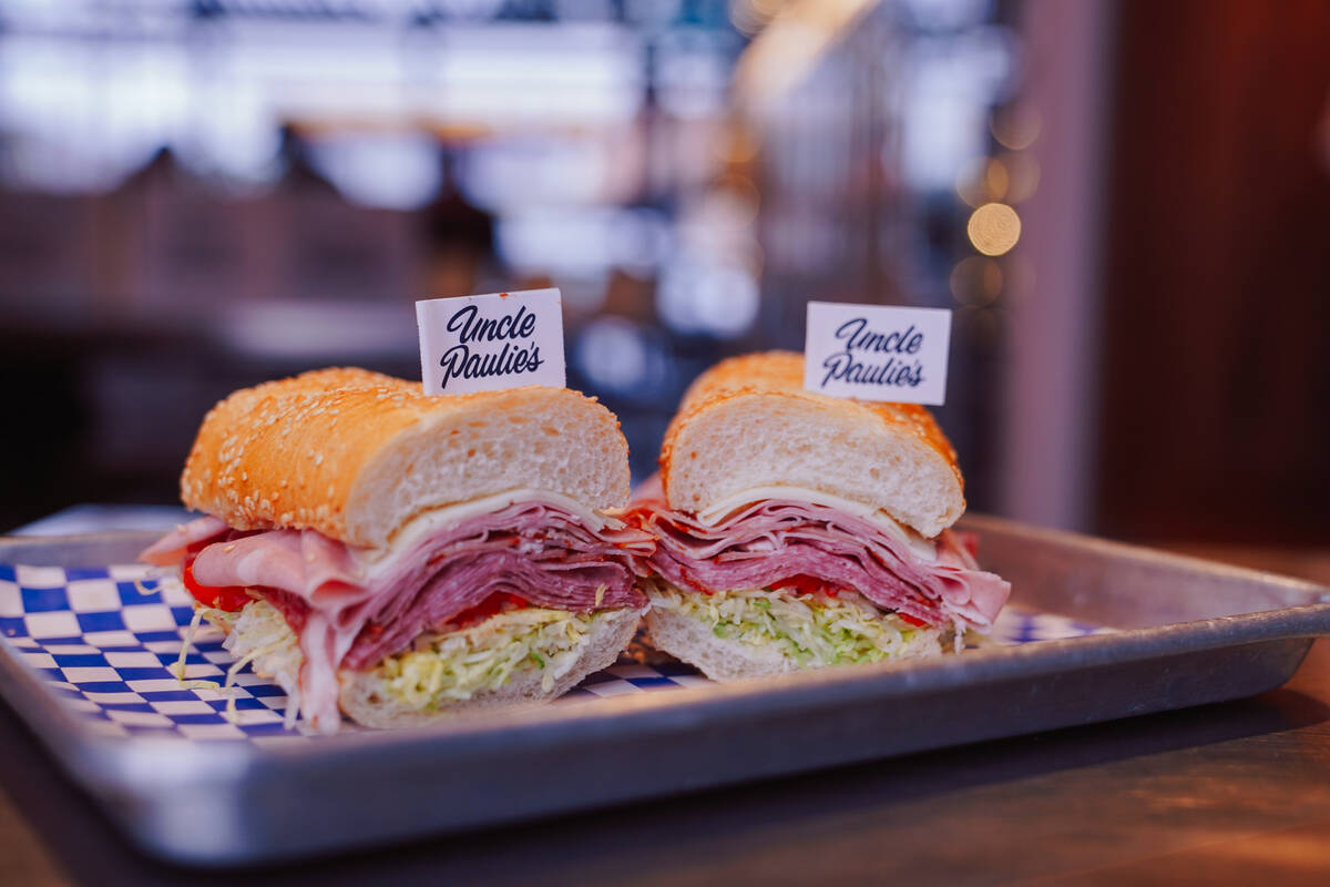 A Bodega Sandwich from Uncle Paulie's, which is planned for the Eat Your Heart Out food hall at ...