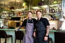 Restaurateurs and "Top Chef" stars Michael Voltaggio, left, and his brother Bryan Voltaggio, ar ...