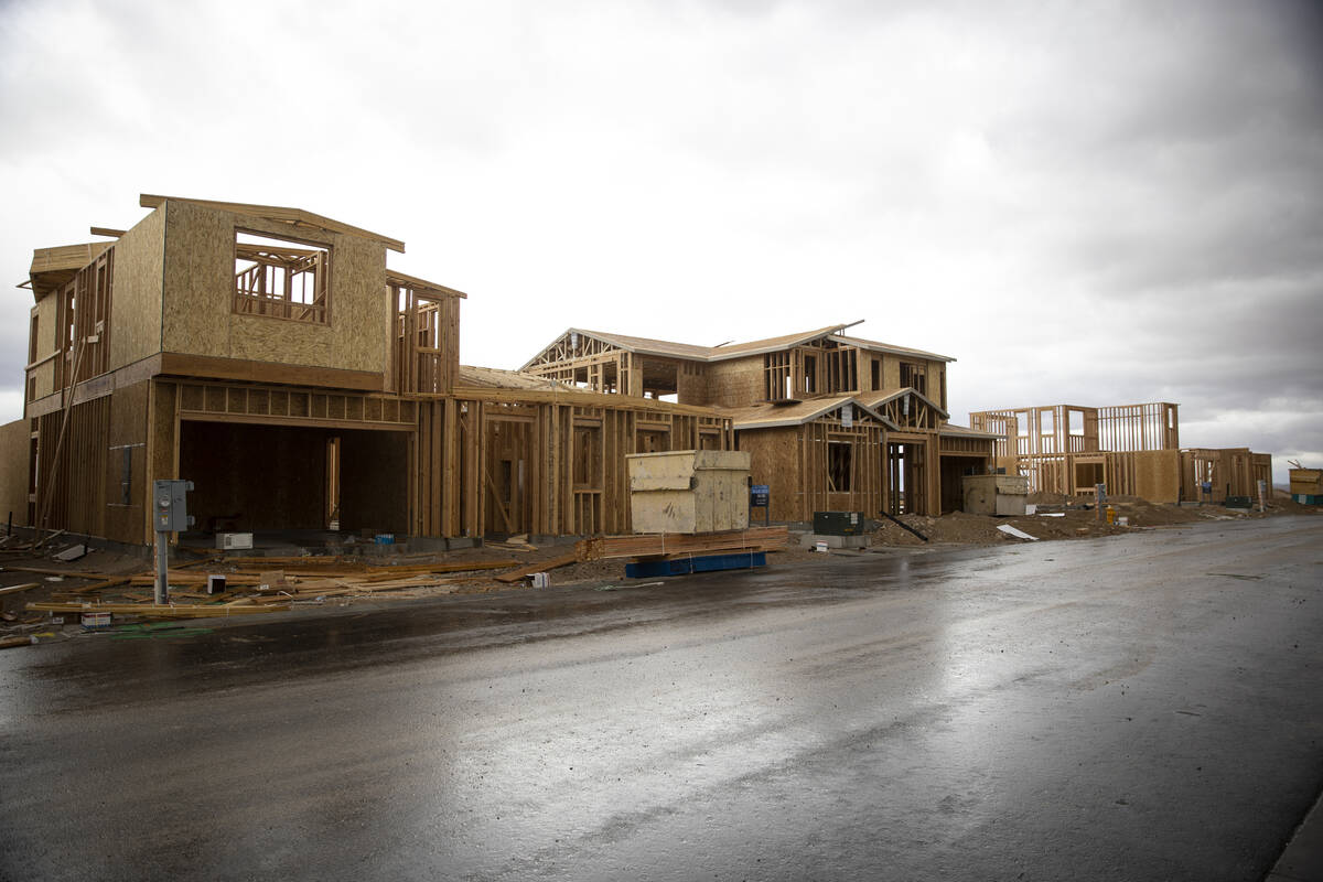 This photos shows new construction homes near Far Hills Avenue and the 215 Beltway in 2021. Rea ...