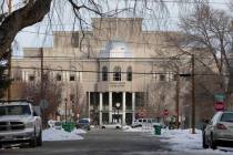 The Nevada Legislature building is seen on the second day of the 82nd Session of the Legislatur ...