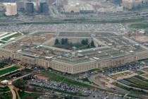 The Pentagon shot down an unknown object flying in U.S. airspace off the coast of Alaska on Fri ...