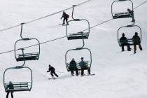 Skiing and snowboarding conditions at Lee Canyon should be good for the weekend but winds may r ...