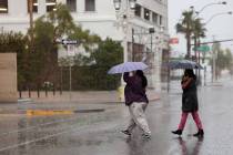 Rain is a 20 percent chance by Tuesday, Feb. 14, 2023, according to the National Weather Servic ...