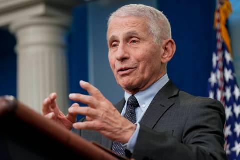 FILE - Dr. Anthony Fauci, Director of the National Institute of Allergy and Infectious Diseases ...