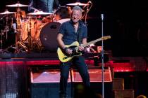 Bruce Springsteen performs with the E Street Band at State Farm Arena on Friday, Feb. 3, 2023, ...
