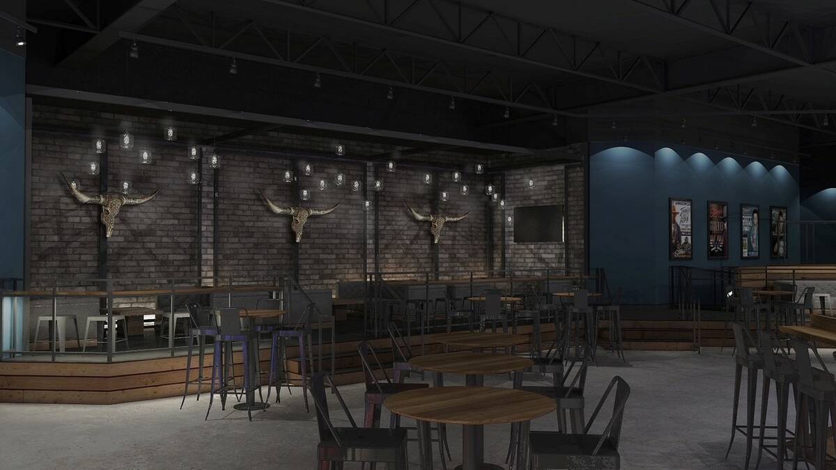 A rendering of the interior of Stoney's North Forty, opening this summer at Santa Fe Station. ( ...