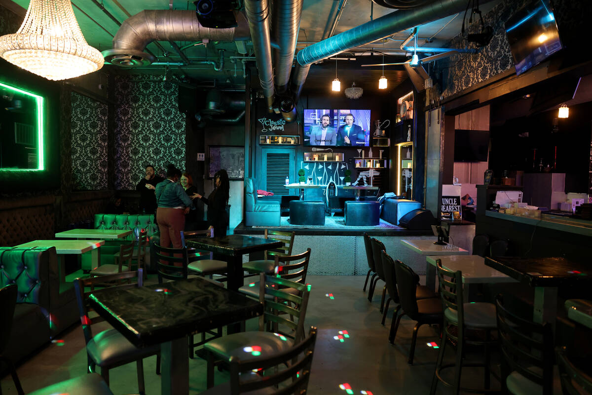 Classic Jewel in downtown Las Vegas Thursday, Feb. 16, 2023. The lounge is on the first floor o ...