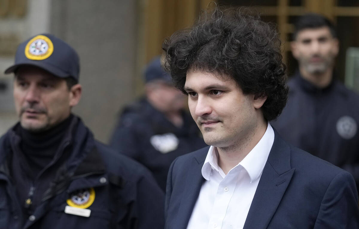 FILE - FTX founder Sam Bankman-Fried leaves Manhattan federal court on Jan. 3, 2023, in New Yor ...