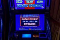 Playing a $100 Triple Play video poker machine, a guest won $401,000 on Wednesday, Feb. 15, 202 ...