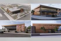 This City of Las Vegas’ twitter images show the proposed two-story library planned for the Hi ...