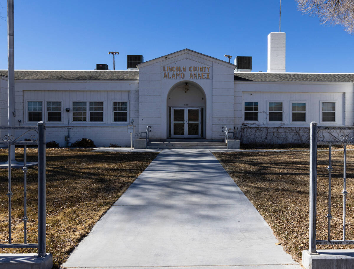 Lincoln County's Alamo Annex is shown, on Friday, Feb. 10, 2023, in Alamo. The Alamo town board ...