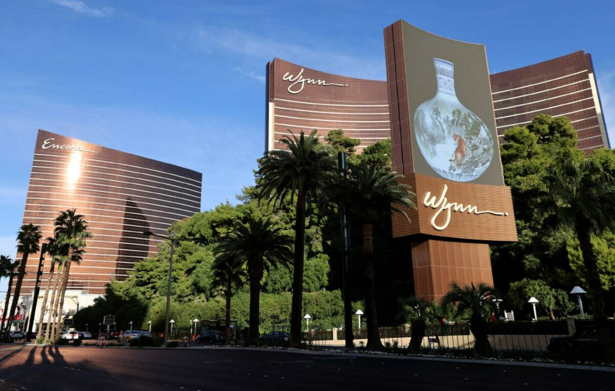 Wynn Las Vegas on the Strip, seen in October 2022. (K.M. Cannon/Las Vegas Review-Journal)