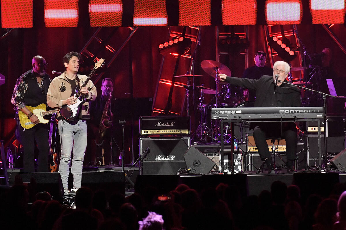 Michael McDonald performs with John Mayer at the 26th Keep Memory Alive Power of Love gala at M ...