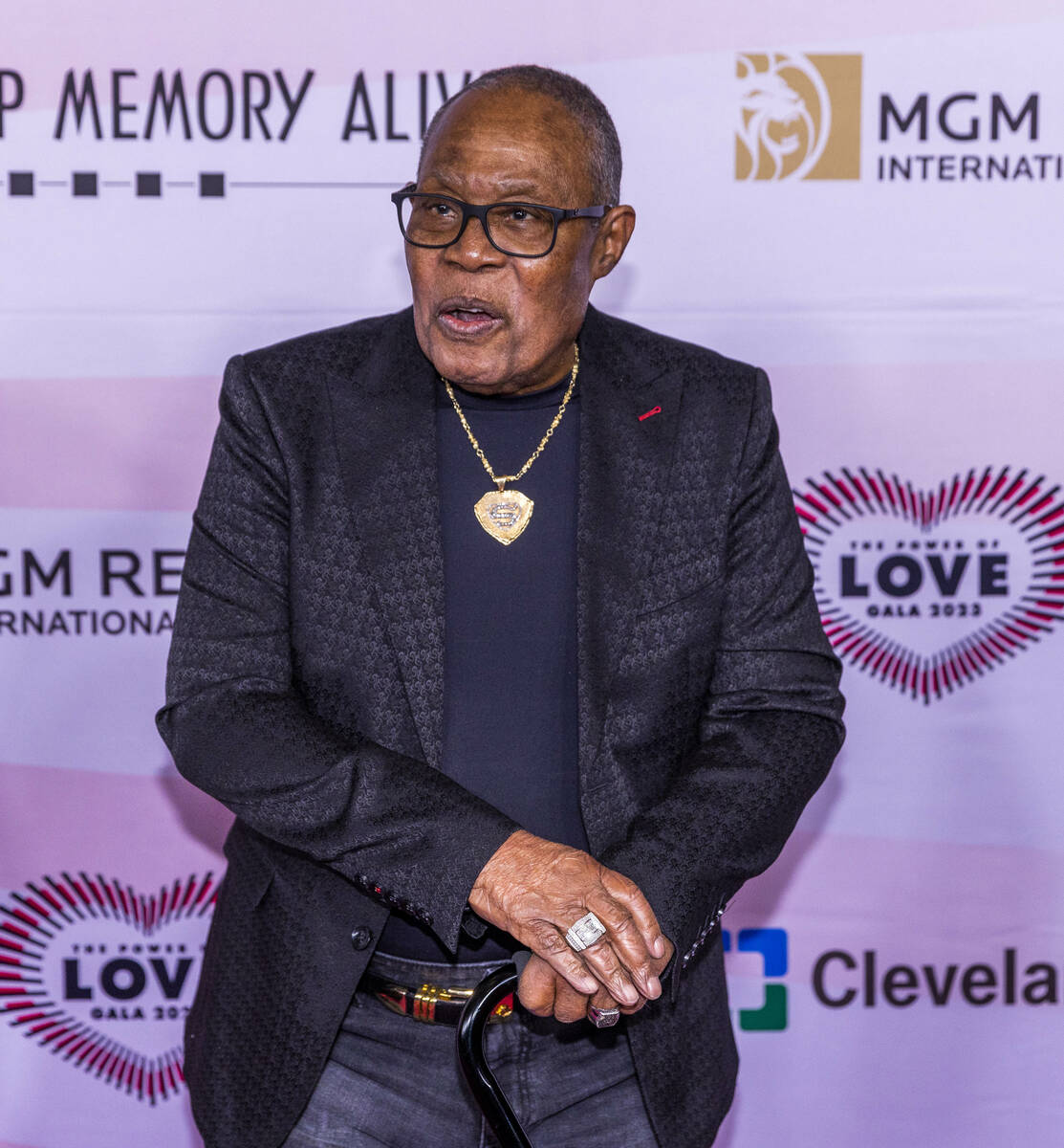 Musician and actor Sam Moore on the Red Carpet for the Power of Love gala at the MGM Grand Gard ...