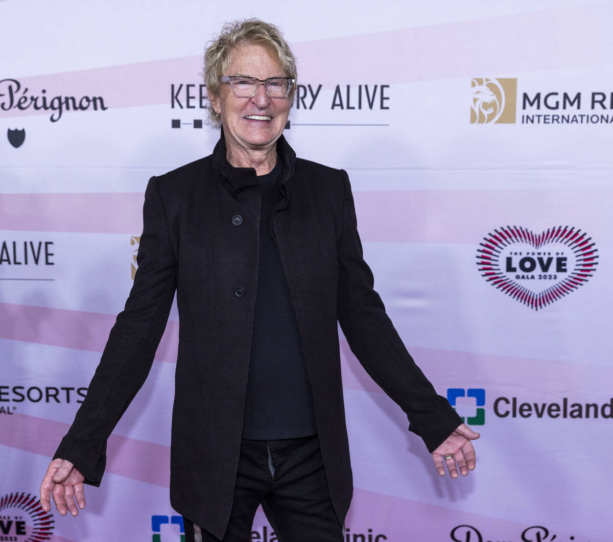 Singer Kevin Cronin the Red Carpet for the Power of Love gala at the MGM Grand Garden Arena on ...