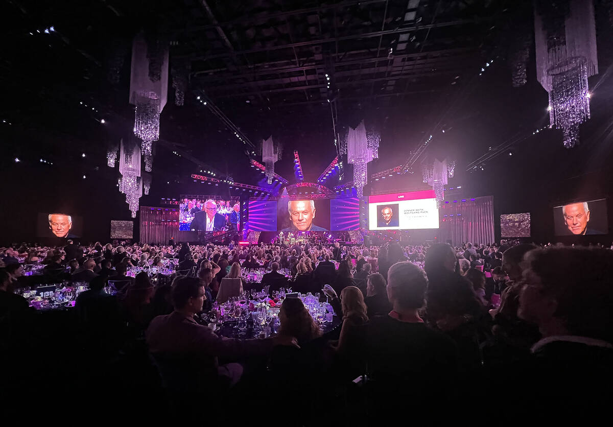 A look at the crowd of 1,500 at the 26th Keep Memory Alive Power of Love gala at MGM Grand Gard ...