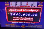 $440K video poker jackpot hits at Las Vegas Strip casino